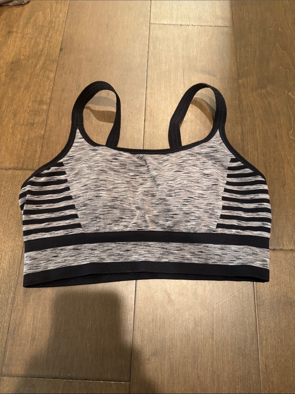Champion by C9 Heathered Sports Bralette in Black and Gray